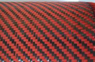 Vật liệu Toàn diện sợi carbon DuPont 2X2 Twill Dệt vải sợi Aramid đỏ